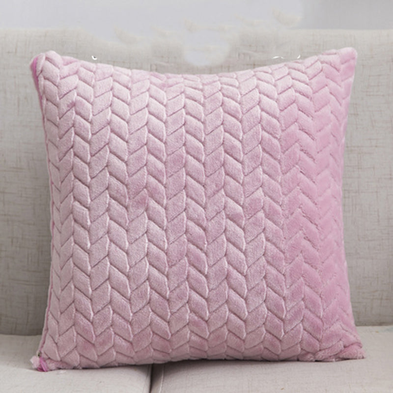 Flannel Solid Color Throw Pillow Sofa Cover Cushion Cover Nordic Style Simple Style - [[{"value":"{{ Babyvera Babyvera  }}"}]]