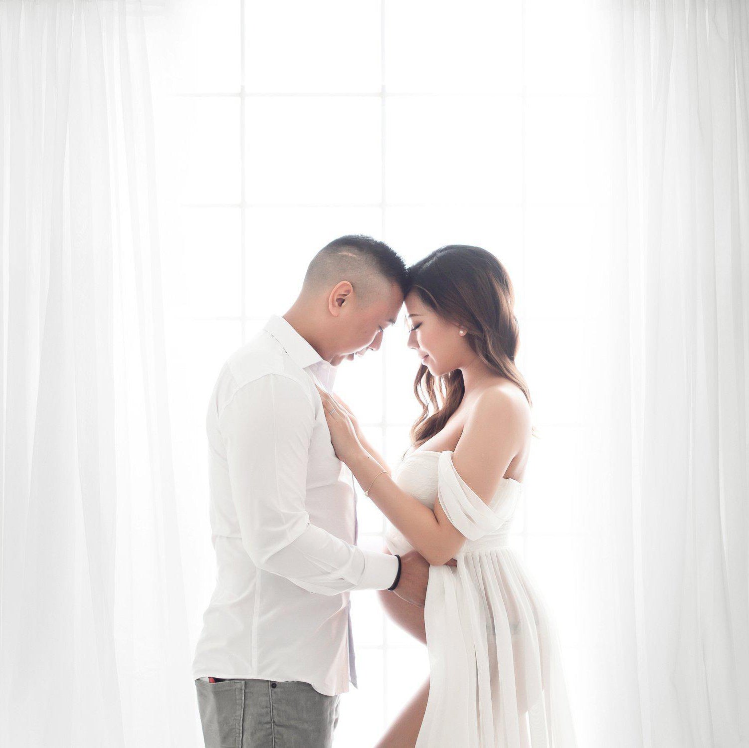 Maternity Photo Dress Front  Mopping Foor Long Skirt Dress - [[{"value":"{{ Babyvera Babyvera  }}"}]]