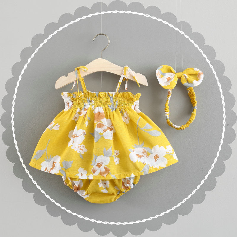 Baby New Summer Korean Princess Dress Baby Skirt Girl Dress Suit - [[{"value":"{{ Babyvera Babyvera  }}"}]]