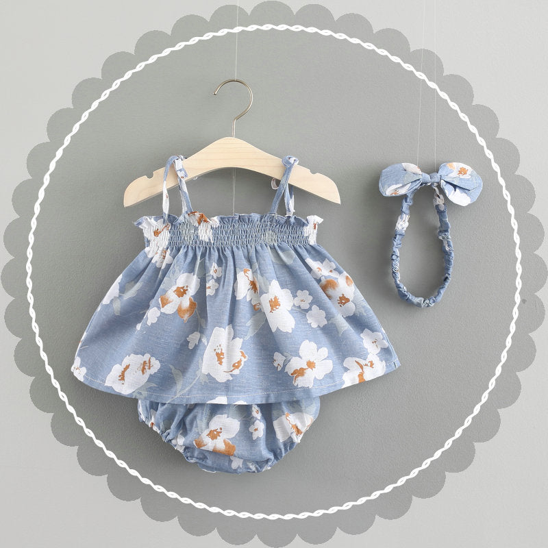 Baby New Summer Korean Princess Dress Baby Skirt Girl Dress Suit - [[{"value":"{{ Babyvera Babyvera  }}"}]]