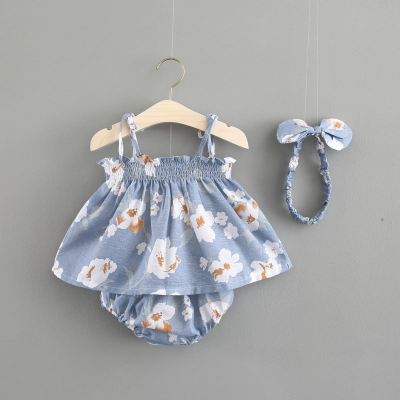 Baby New Summer Korean Princess Dress Baby Skirt Girl Dress Suit - [[{"value":"{{ Babyvera Babyvera  }}"}]]