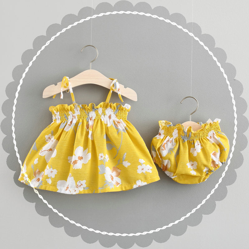 Baby New Summer Korean Princess Dress Baby Skirt Girl Dress Suit - [[{"value":"{{ Babyvera Babyvera  }}"}]]