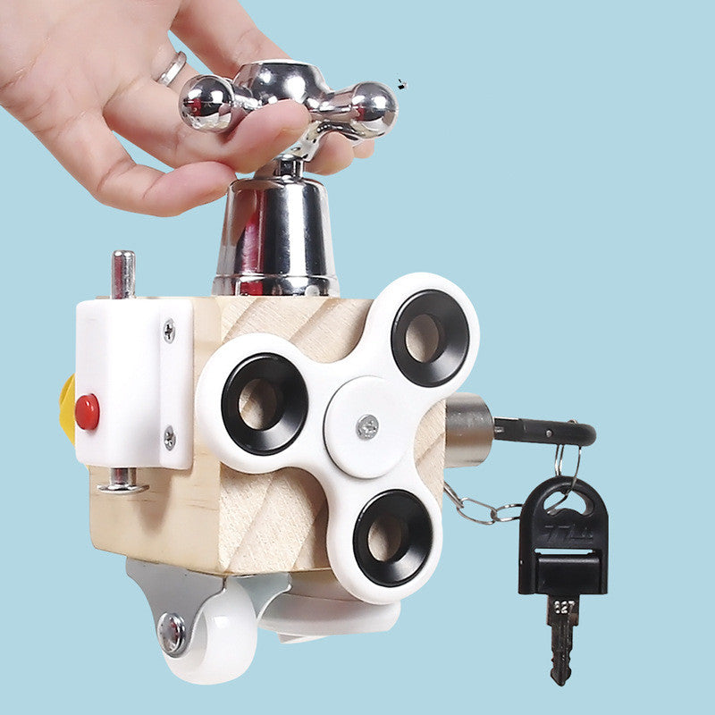 Wooden Busy Block Children Montessori - [[{"value":"{{ Babyvera Babyvera  }}"}]]