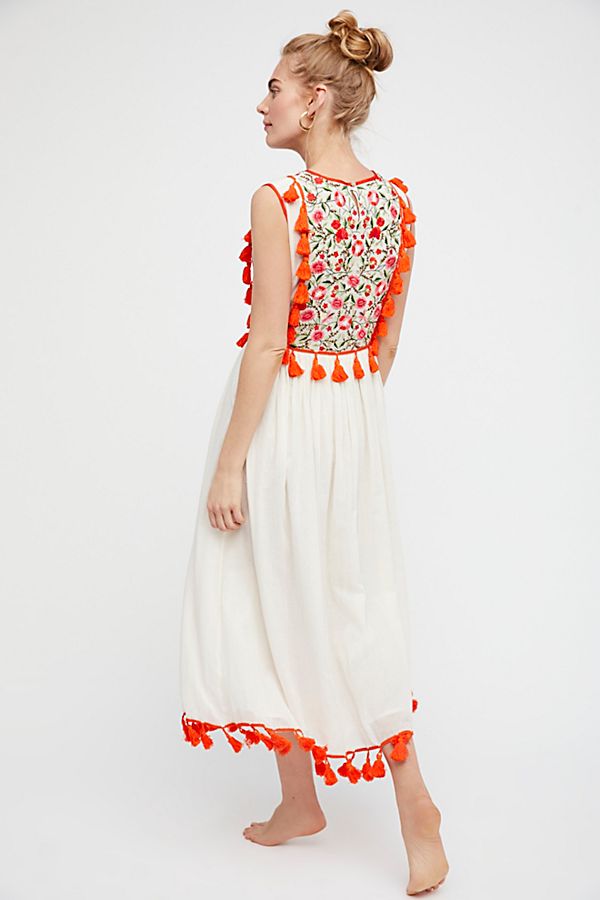 Bohemian Embroidered Floral Fringe Sleeveless Vest Dress - [[{"value":"{{ Babyvera Babyvera  }}"}]]