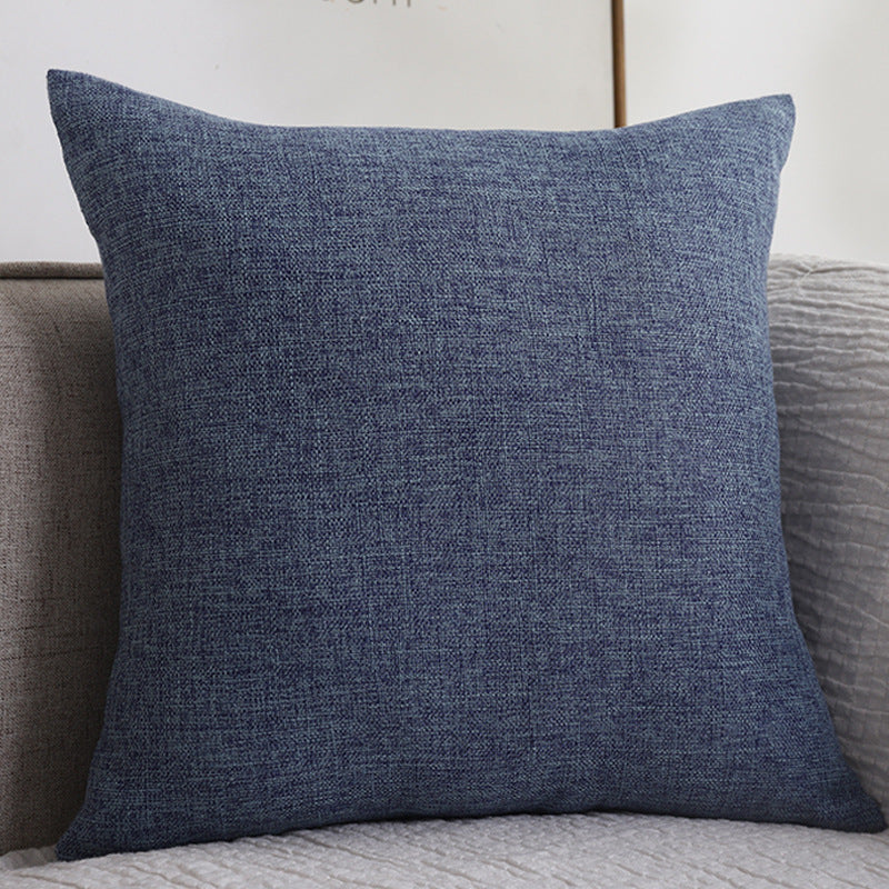 Plain Cotton Linen Sofa Cushion Thickened Square Pillow - [[{"value":"{{ Babyvera Babyvera  }}"}]]
