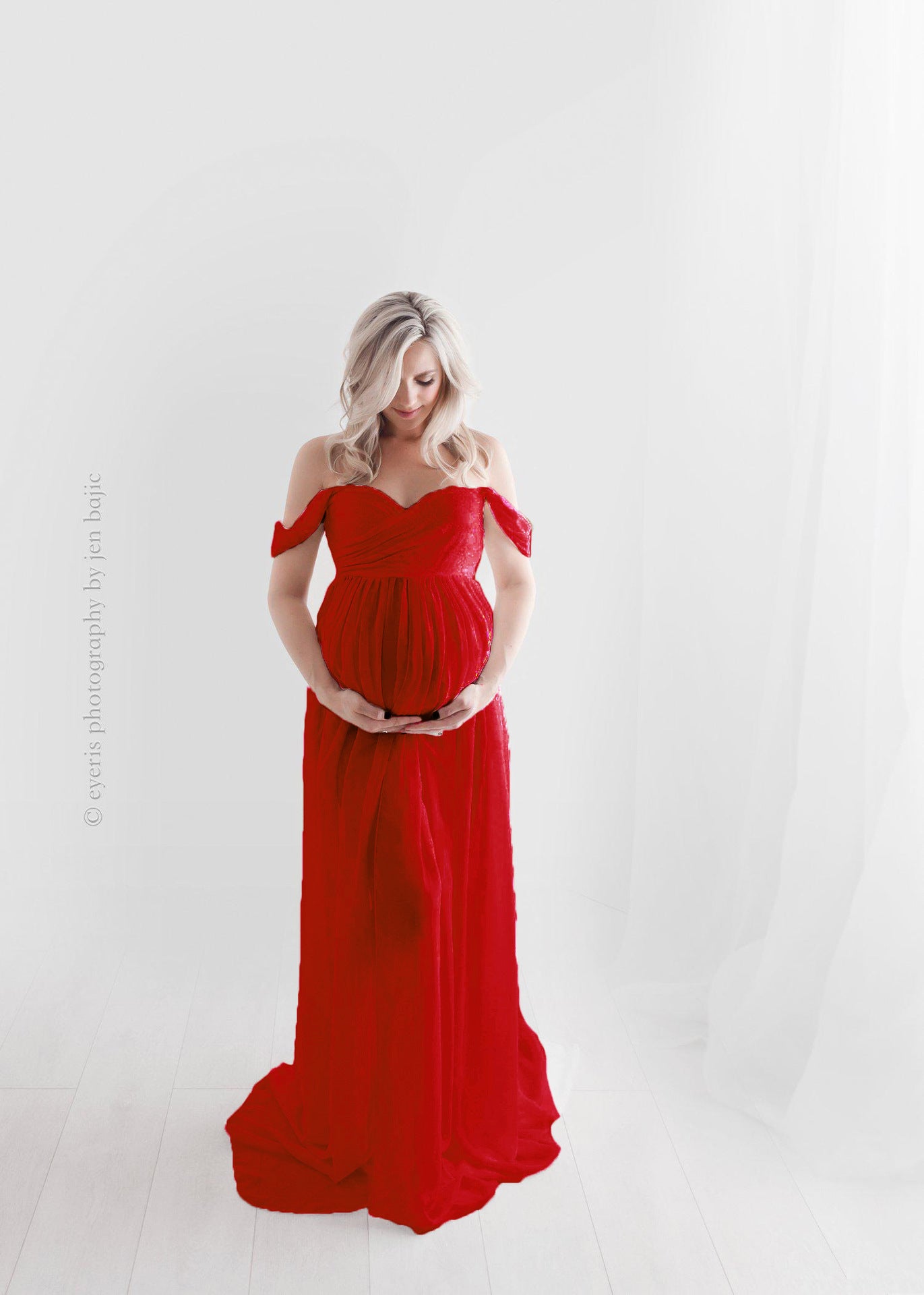 Maternity Photo Dress Front  Mopping Foor Long Skirt Dress - [[{"value":"{{ Babyvera Babyvera  }}"}]]