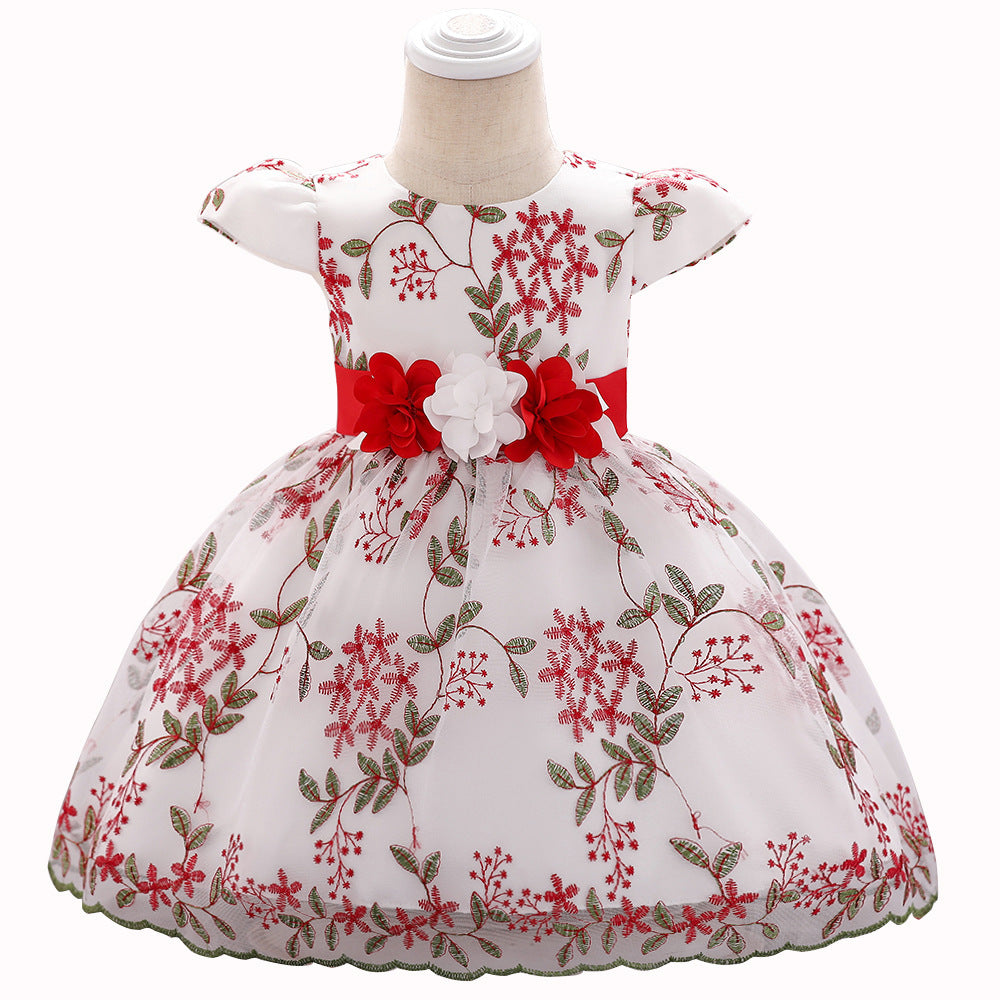 summer children's clothing new baby birthday party wedding dress skirt girls fluffy dress - [[{"value":"{{ Babyvera Babyvera  }}"}]]