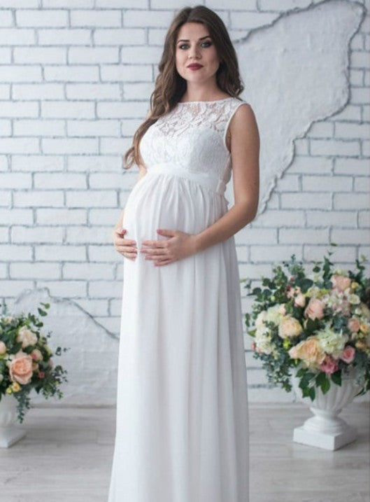 Lace Sleeveless Maternity Dress - [[{"value":"{{ Babyvera Babyvera  }}"}]]