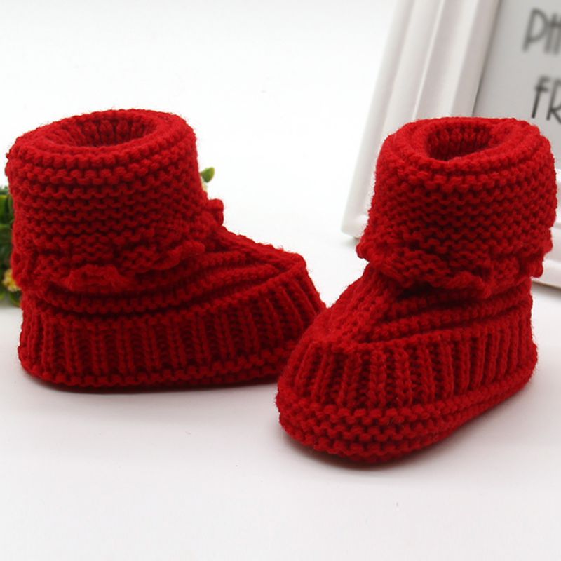 Male and female Babies Handmade Knitted Wool Soft Bottom Babies - [[{"value":"{{ Babyvera Babyvera  }}"}]]