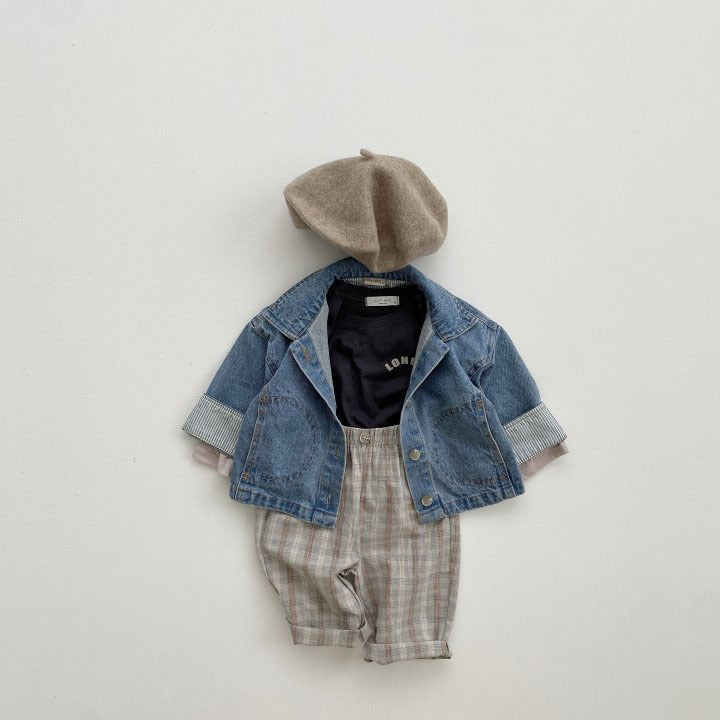 Ins Korean Babies' Trousers Plaid Pants - [[{"value":"{{ Babyvera Babyvera  }}"}]]