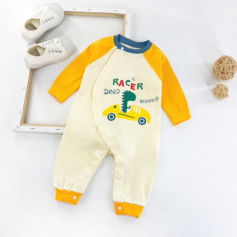 Newborn Baby One-Piece Romper Three-Month Baby Outing Clothes - [[{"value":"{{ Babyvera Babyvera  }}"}]]