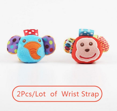 0-12 Months Soft Animal Rattle Infant Newborn Plush Sock Baby Toy Wrist Strap Baby Foot Socks - [[{"value":"{{ Babyvera Babyvera  }}"}]]