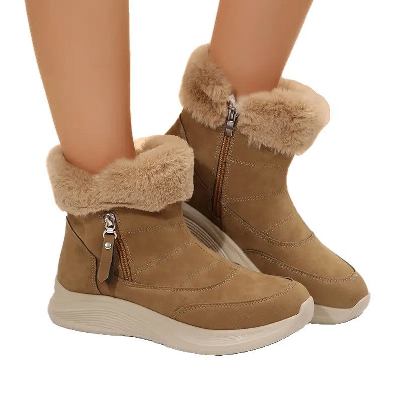 Womens Winter Snow Boots With Cozy Fleece Lining - [[{"value":"{{ Babyvera Babyvera  }}"}]]