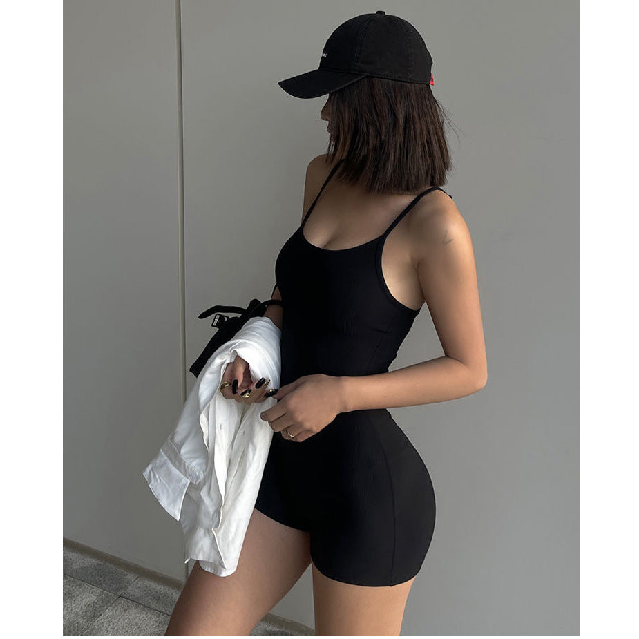 All-matching Summer Waist Bag Slim Fit Sweet And Spicy Niche One-piece Shorts - [[{"value":"{{ Babyvera Babyvera  }}"}]]