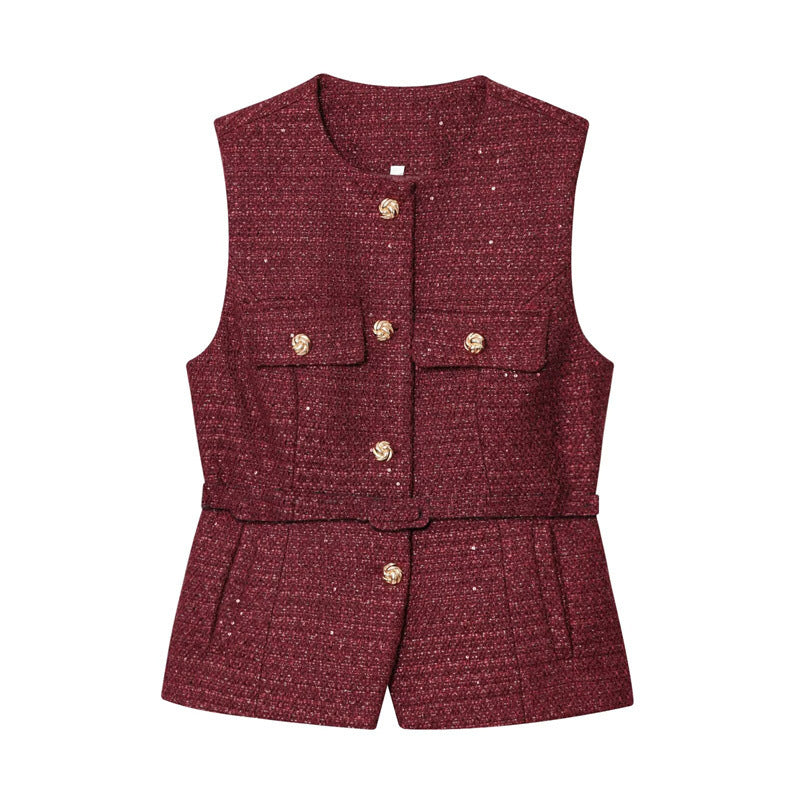 Women's Knit V-neck Vest - [[{"value":"{{ Babyvera Babyvera  }}"}]]