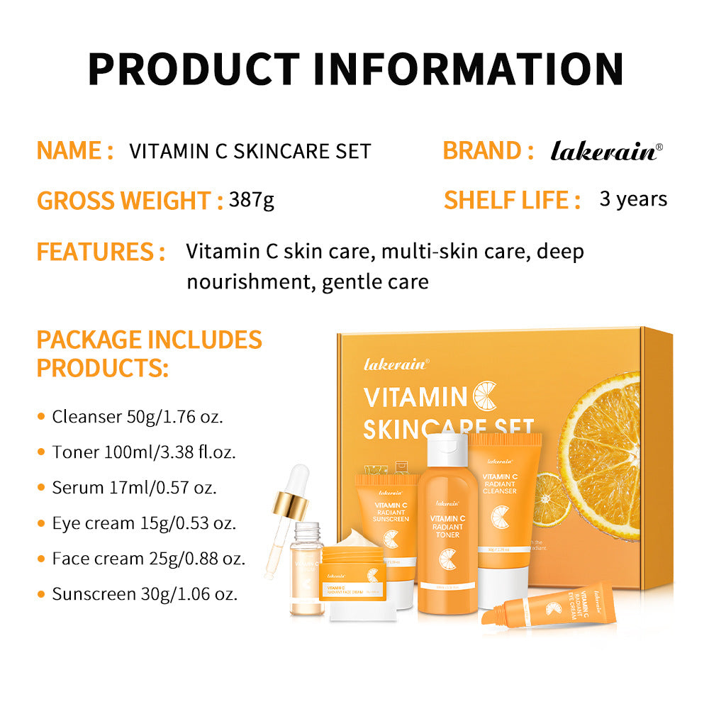 Vitamin C Skin Care Set Facial Care - [[{"value":"{{ Babyvera Babyvera  }}"}]]