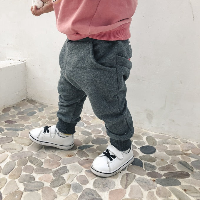 boys casual pants autumn loaded Korean children's casual sweatpants baby cartoon loose trousers - [[{"value":"{{ Babyvera Babyvera  }}"}]]