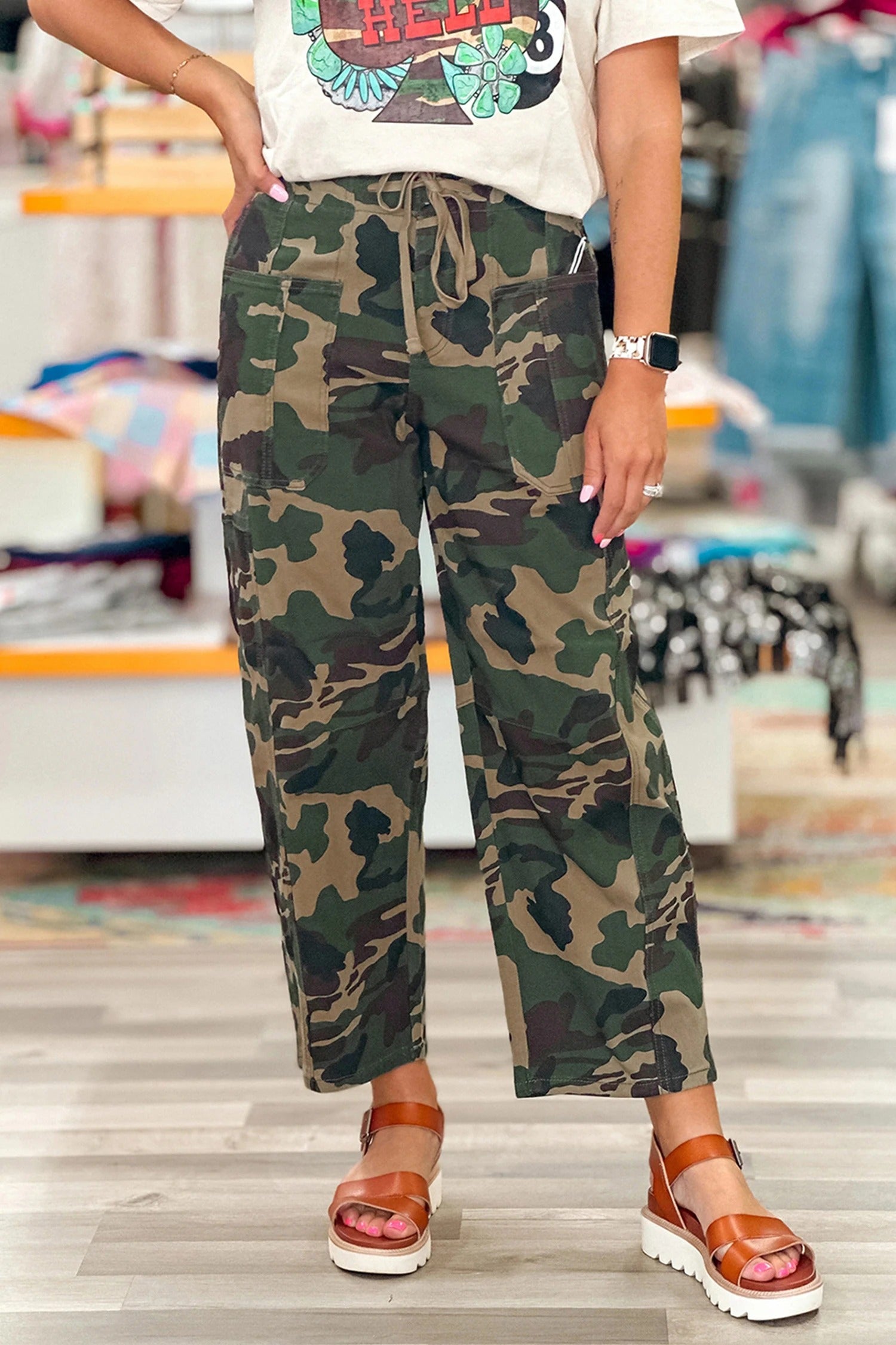 Women's Casual American-Style Retro Camouflage Pants With Multiple Pockets - [[{"value":"{{ Babyvera Babyvera  }}"}]]
