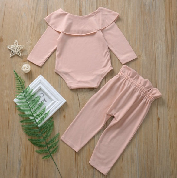 Pullover European And American Baby Romper Pure Cotton Pure Color Virgin Pajamas - [[{"value":"{{ Babyvera Babyvera  }}"}]]