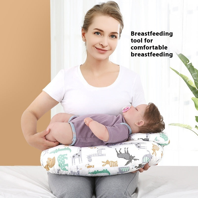 Pregnancy Pillow Breathable Waist Support Washable Multifunctional Baby Nursing Pillow - [[{"value":"{{ Babyvera Babyvera  }}"}]]