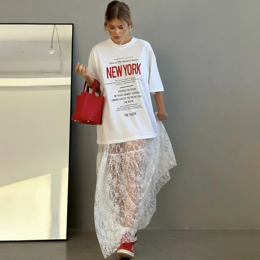 Jacquard Sheer High-Waist Lace Sexy Skirt - [[{"value":"{{ Babyvera Babyvera  }}"}]]