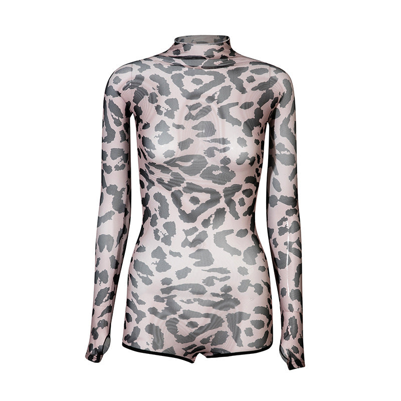 Mesh Jumpsuit Clothing Women's Overall Long Sleeve Exercise Clothing - [[{"value":"{{ Babyvera Babyvera  }}"}]]