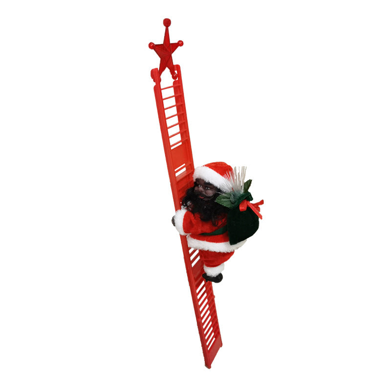 Climbing Ladder Electric Santa Claus Climbing Red Ladder Doll Toy - [[{"value":"{{ Babyvera Babyvera  }}"}]]