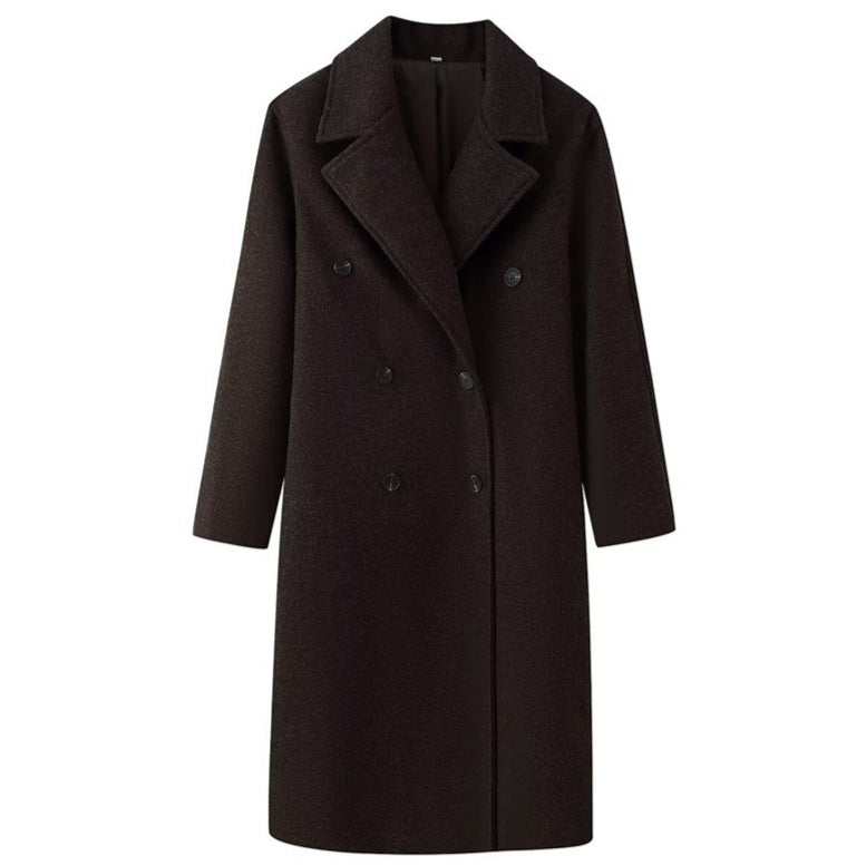 Double-breasted Wool Coat For Women - [[{"value":"{{ Babyvera Babyvera  }}"}]]