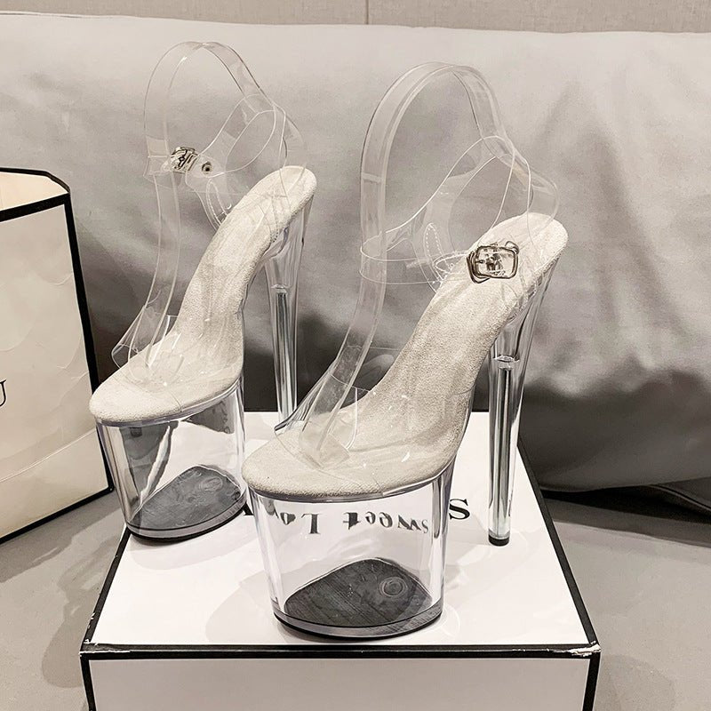 2022 Waterproof Platform Casual Wedding Fashion Women's High Heel Sandals - Babyvera