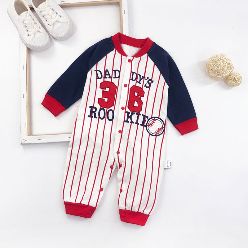 Newborn Baby One-Piece Romper Three-Month Baby Outing Clothes - [[{"value":"{{ Babyvera Babyvera  }}"}]]