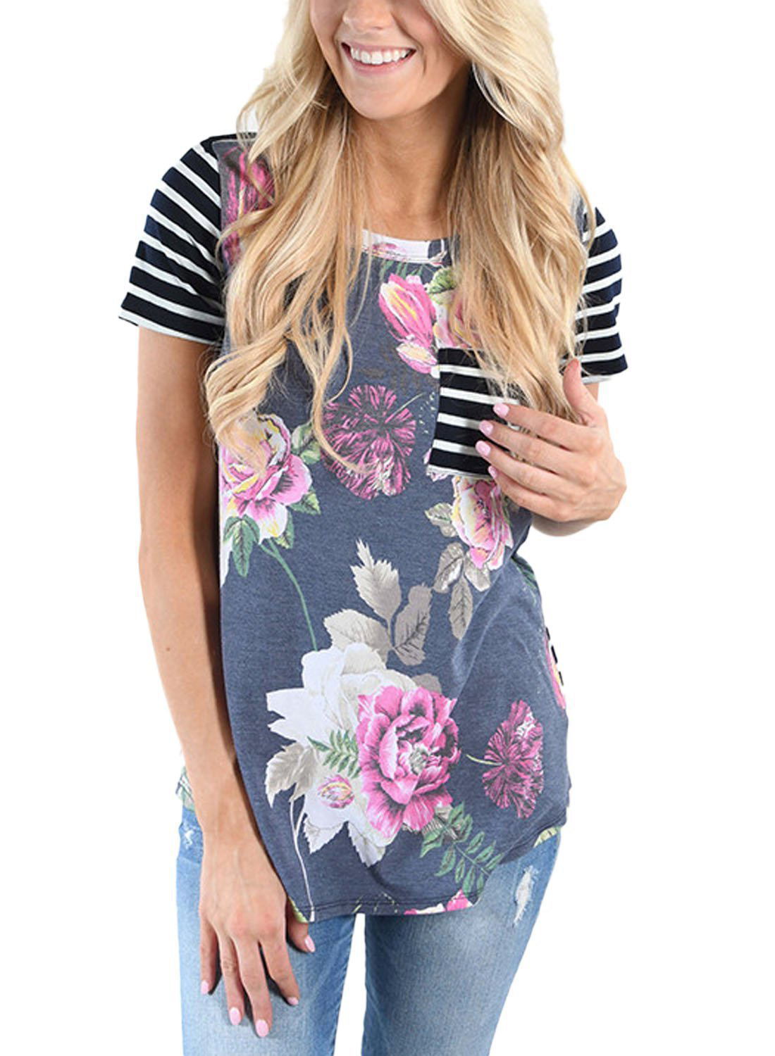 Summer Breastfeeding Tops Maternity Clothes - [[{"value":"{{ Babyvera Babyvera  }}"}]]