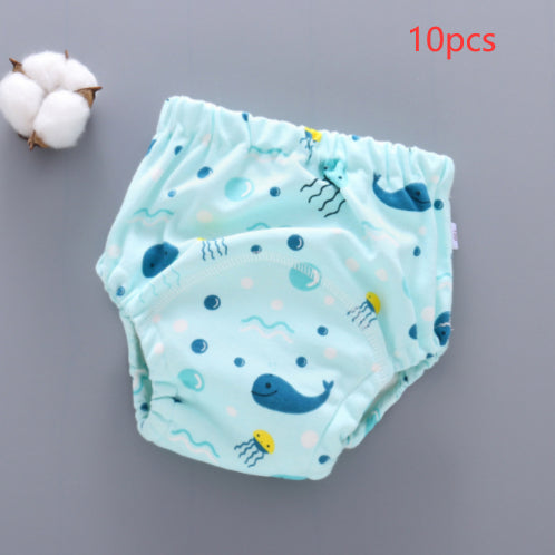 Baby Training Pants Washable 6-layer Gauze Diaper Cover - [[{"value":"{{ Babyvera Babyvera  }}"}]]