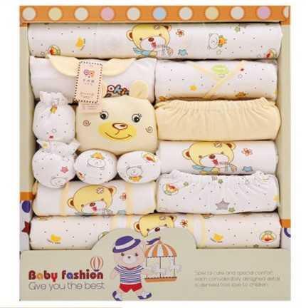Newborn Clothes 17-Piece Cotton Suit Gift Box - [[{"value":"{{ Babyvera Babyvera  }}"}]]