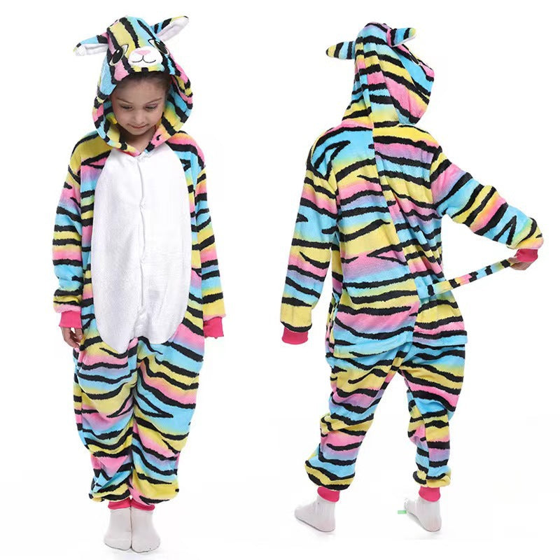Flannel Children's Animal One-piece Pajamas - [[{"value":"{{ Babyvera Babyvera  }}"}]]
