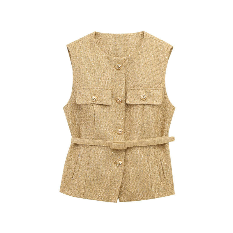 Women's Knit V-neck Vest - [[{"value":"{{ Babyvera Babyvera  }}"}]]