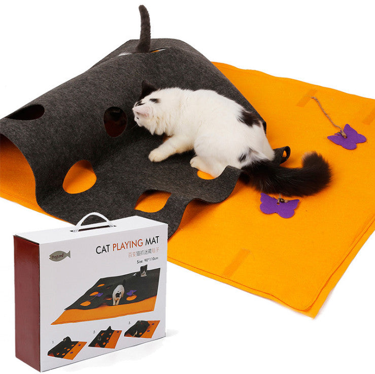 Multifunctional DIY Cat Play Puzzle Tunnel Pet Mat - [[{"value":"{{ Babyvera Babyvera  }}"}]]