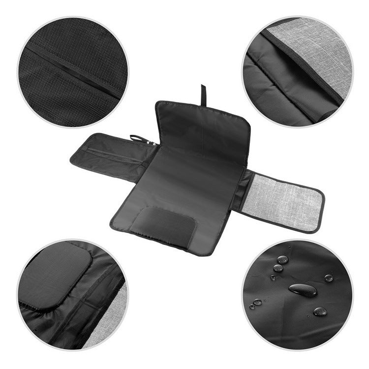 Baby Portable Foldable Washable Compact Travel Nappy Diaper Changing Mat Waterproof Baby Floor Mat Change Play Mat & Storage Bag - [[{"value":"{{ Babyvera Babyvera  }}"}]]