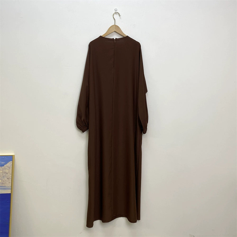Fashion Nursing Clothes Muslim Long Sleeve Slim Fit Dress - [[{"value":"{{ Babyvera Babyvera  }}"}]]