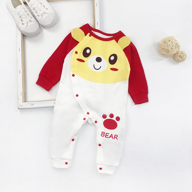 Newborn Baby One-Piece Romper Three-Month Baby Outing Clothes - [[{"value":"{{ Babyvera Babyvera  }}"}]]