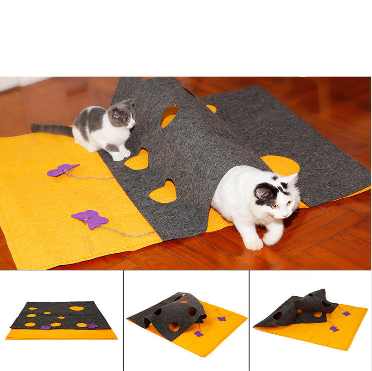 Multifunctional DIY Cat Play Puzzle Tunnel Pet Mat - [[{"value":"{{ Babyvera Babyvera  }}"}]]
