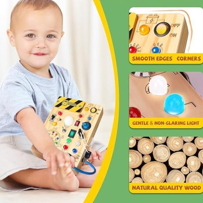 Montessori Wooden Toddler Sensory Travel Toy - [[{"value":"{{ Babyvera Babyvera  }}"}]]
