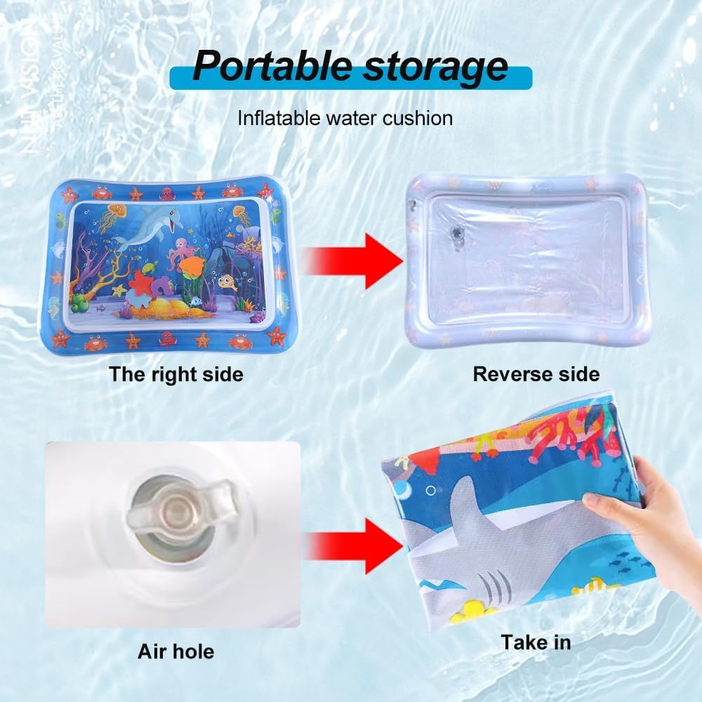 Thickened Water Sensor Play Mat Sensory Water Play Mat For Cats Cat Water Play Mat Sensor Water Playmat Water Sensory Playmat For Pet Cool Comfort Inflatable Tummy Time Water Mat - [[{"value":"{{ Babyvera Babyvera  }}"}]]