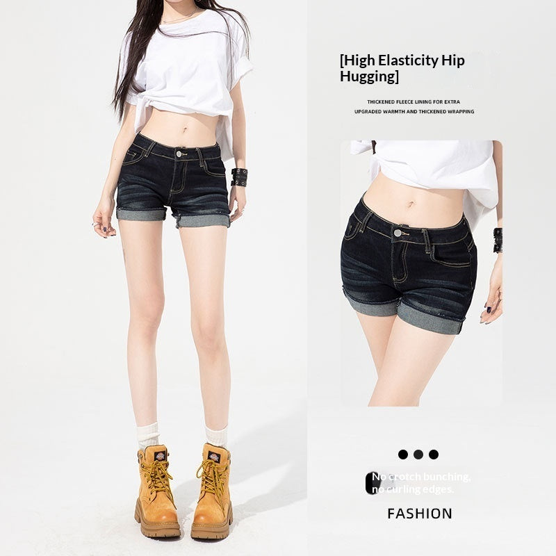 Women's High-Waisted Slim-Fit Thin Denim Jeans - [[{"value":"{{ Babyvera Babyvera  }}"}]]