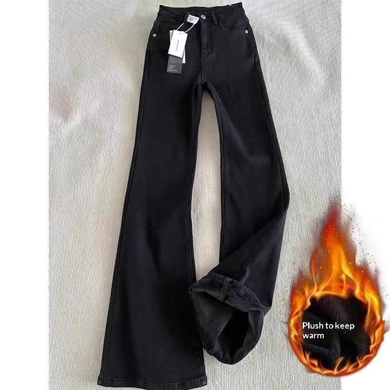 American-style Vintage Khaki Flared High-waist Brown Maillard Loose Floor-length Pants - [[{"value":"{{ Babyvera Babyvera  }}"}]]