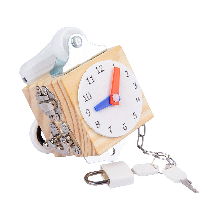 Busy Block Children's Montessori Early Education Teaching Aids Kindergarten Montessori Unlocking Toys - [[{"value":"{{ Babyvera Babyvera  }}"}]]