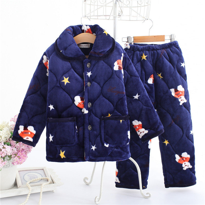 Children's warm pajamas set - [[{"value":"{{ Babyvera Babyvera  }}"}]]