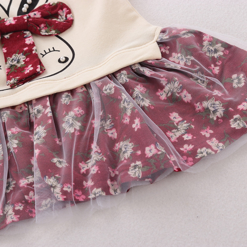 Autumn children female children 0-1-3-5 years old baby girl skirt dress long sleeved women age children skirt - [[{"value":"{{ Babyvera Babyvera  }}"}]]