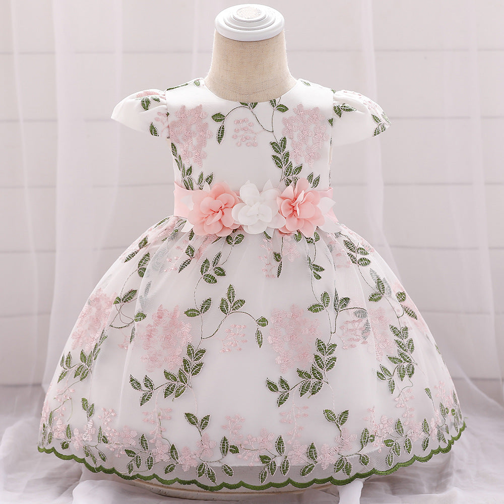 summer children's clothing new baby birthday party wedding dress skirt girls fluffy dress - [[{"value":"{{ Babyvera Babyvera  }}"}]]