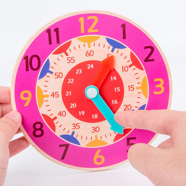 Children Montessori Wooden Clock Toy - [[{"value":"{{ Babyvera Babyvera  }}"}]]