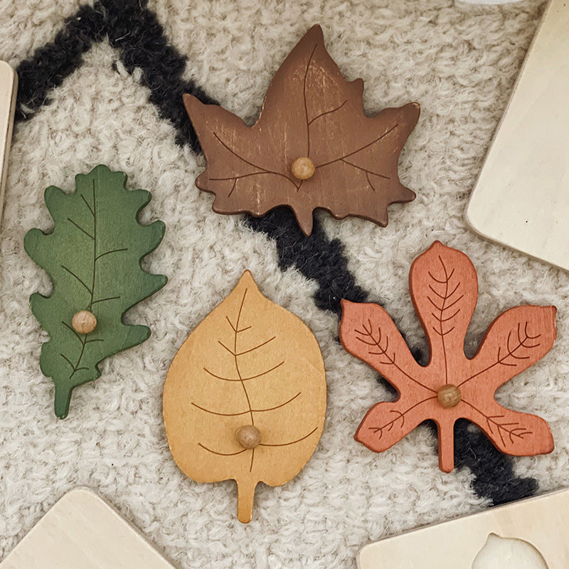 Leaf Panel Puzzle Montessori Early Education - [[{"value":"{{ Babyvera Babyvera  }}"}]]